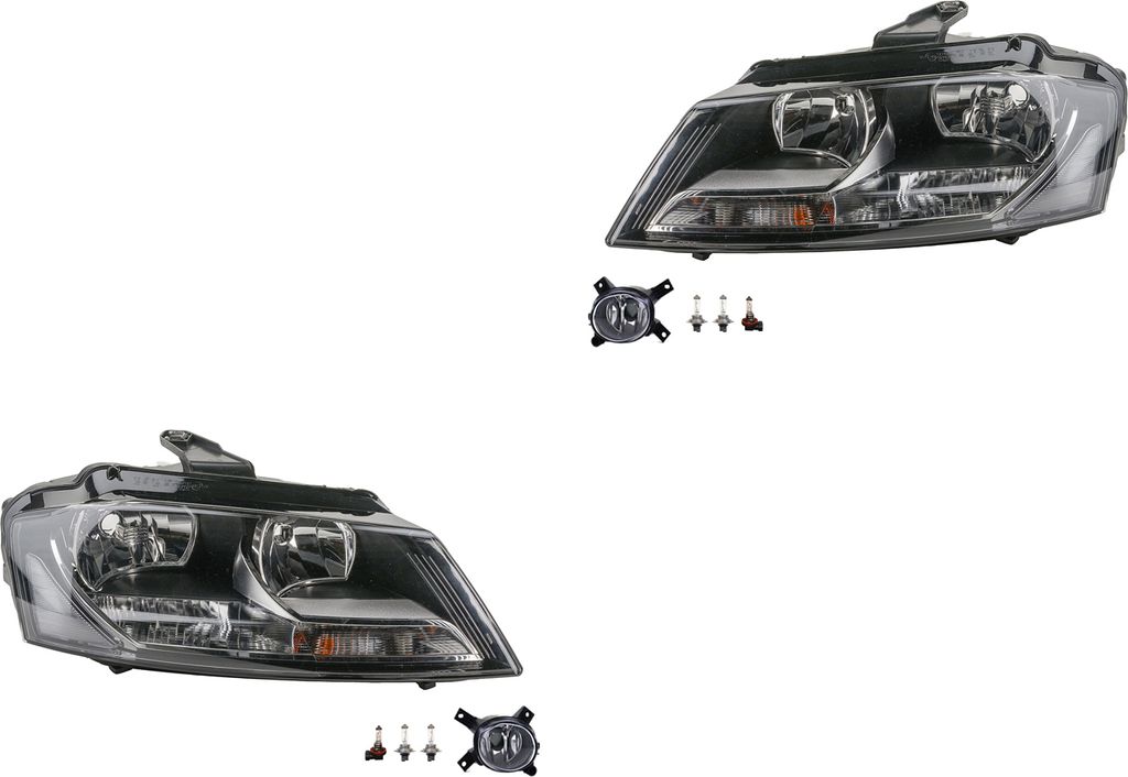 Johns, Scheinwerfer Osram Night Breaker Laser Satz passend für Audi A3 8P Nebel Leuch. 8P0941003BB 8P0941003AJ 8P0941003BL 8P0941004BB 8P0941004AJ 8P