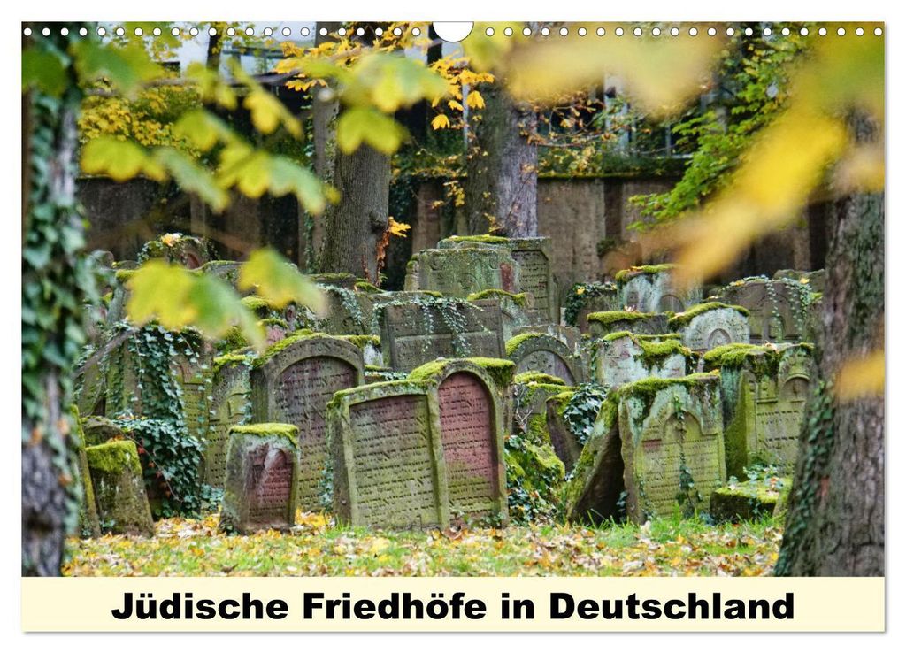 Jüdische Friedhöfe in Deutschland (Wandkalender 2027 DIN A3 quer), CALVENDO Monatskalender