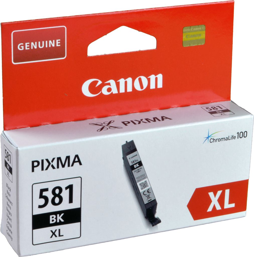 Canon CLI-581 XL Schwarz Tintentank, hohe Reichweite, Produktbild 
