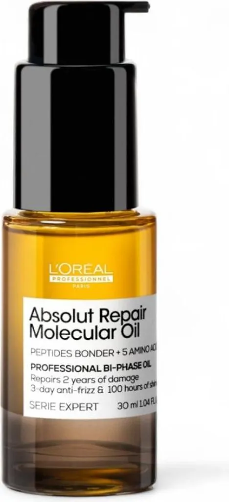 L'Oréal Absolut Repair Molecular 30ml - Olio Riparatore Istantaneo