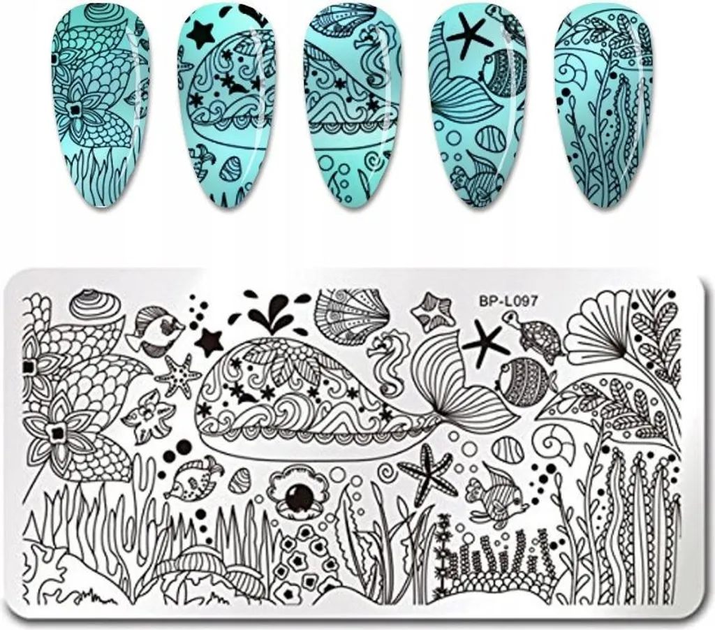 Piastra per timbri Born Pretty Nail Art - L097