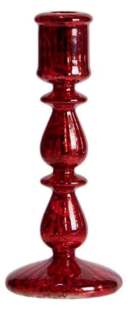 Versilberter Kerzenständer mit Retro-Ornamenten für romantische Candlelight-Dinner und Glasdekoration