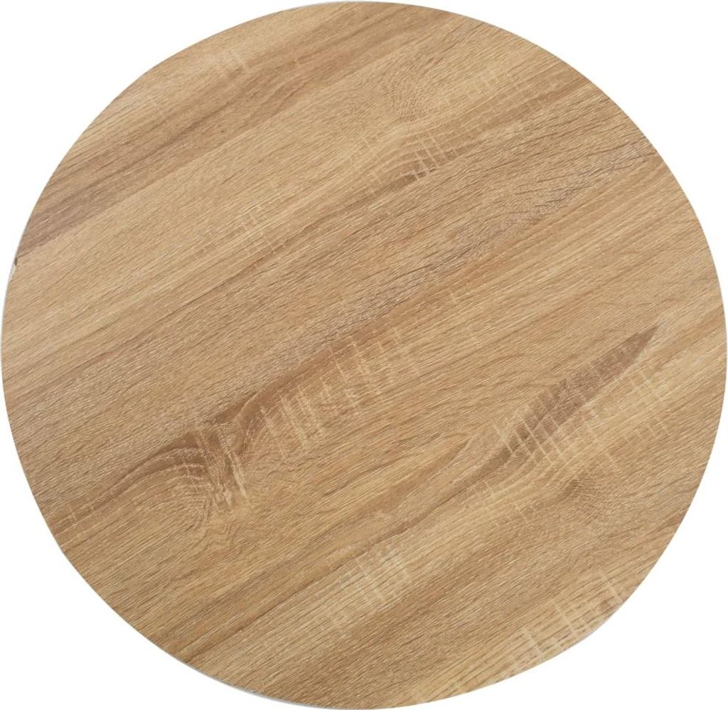 vidaXL Bistrotisch Hellbraun 60 cm MDF Produktbild 