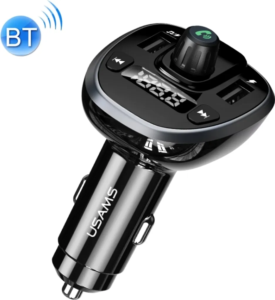 Adattatore Bluetooth Auto USAMS US-CC115 FM e Caricatore 3.4A