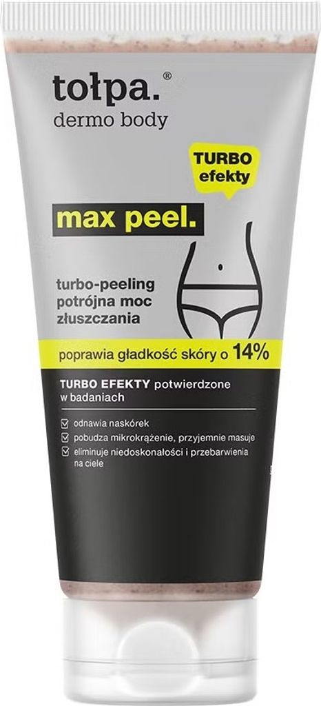 Tołpa Dermo Body Max Peel Turbo-peeling potrójna moc złuszczania, 200 ml