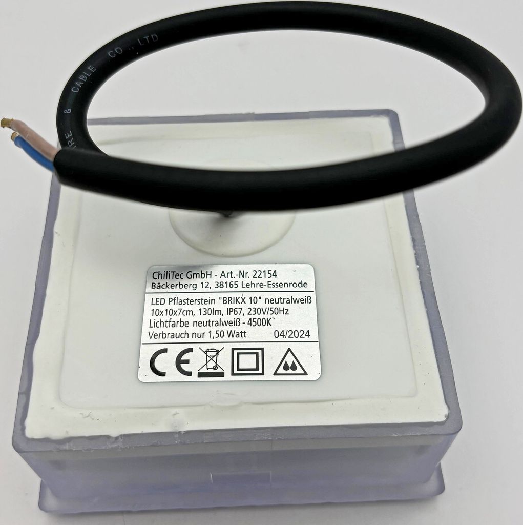 LED Pflasterstein "BRIKX 10" neutralweiß Produktbild 9