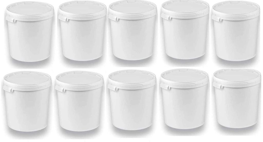 SILPLAST Eimer mit Deckel 30L x 10 Kunststoffeimer 30 Liter Produktbild 