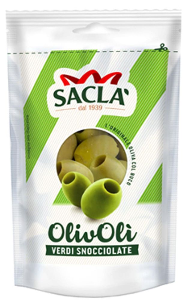 Oliwki Olive Snocciolate 185g - Sacla Zdjęcie produktu 
