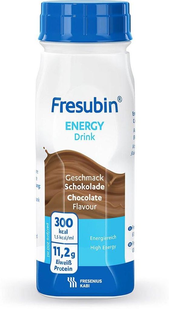 Fresubin Energy Drink Schokolade Trinkflasche 6X4X200 ml