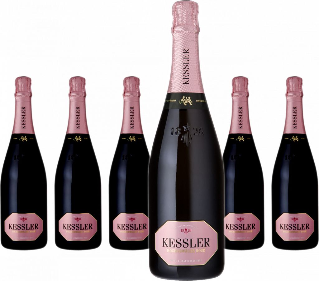 6 x Kessler Sekt Hochgewächs Rosé Brut Produktbild 
