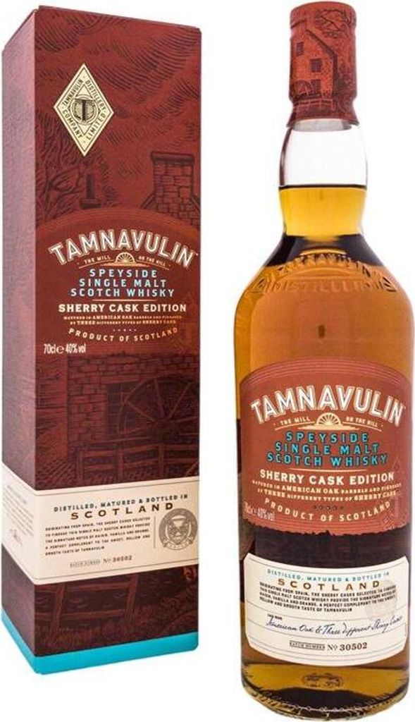 Tamnavulin Sherry Cask Edition Single Malt + Box 700ml 40% Produktbild 