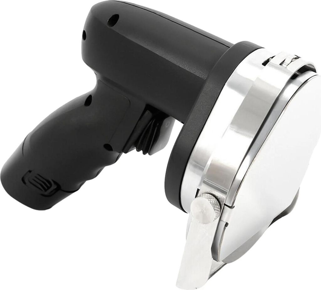 Elektrisches Kebabmesser - Gyrosmesser - Kabellos - 80 W - Wiederaufladbar - Metall - Schwarz