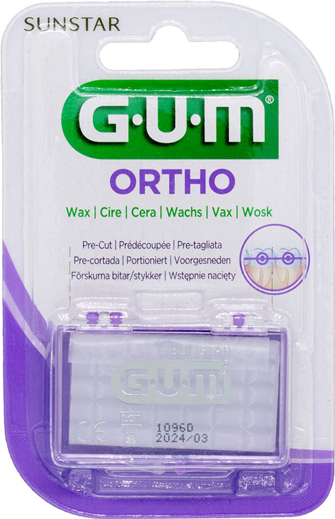 GUM Orthodontisches Wachs, Weiß, 1 Stück(e), Produktbild 