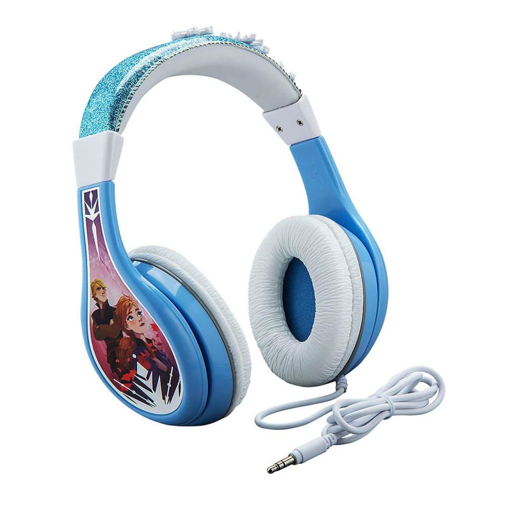 Dětská sluchátka Frozen 2, 3,5 mm Jack, 3 roky+, bílá/modrá Obrázek produktu 