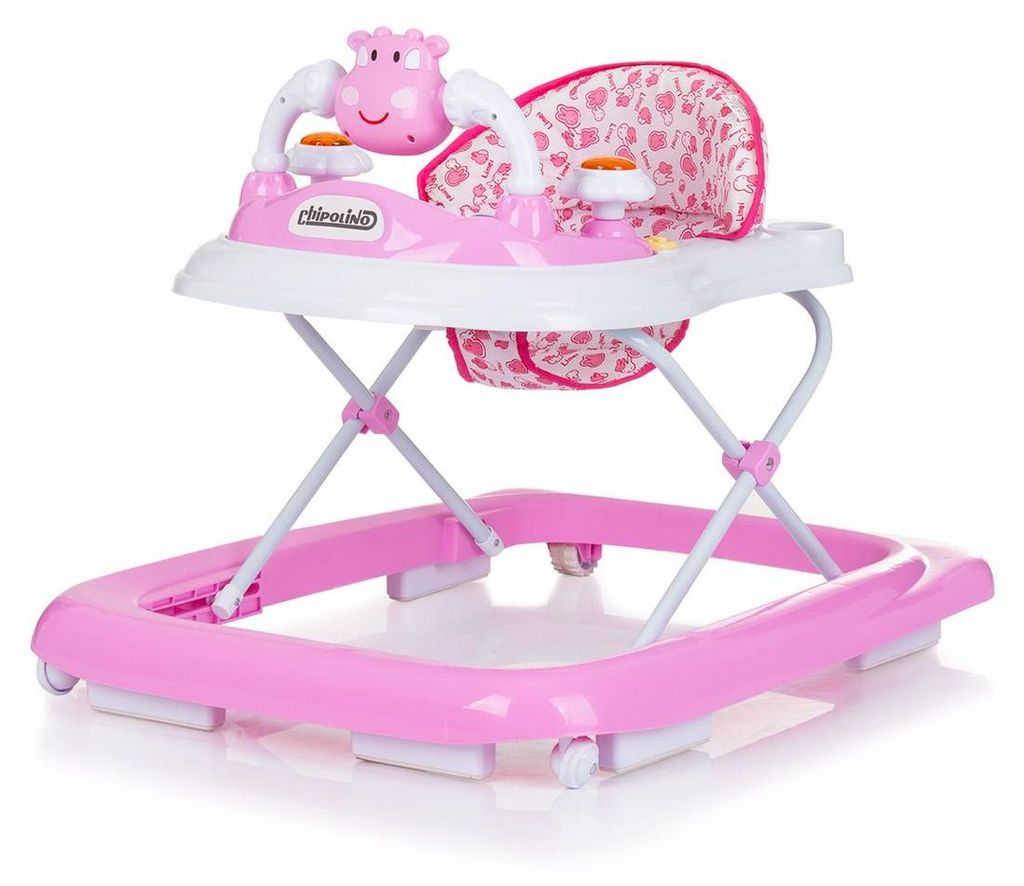 CHIPOLINO Interaktívne detské chodítko Little Cow Pink Obrázok produktu 