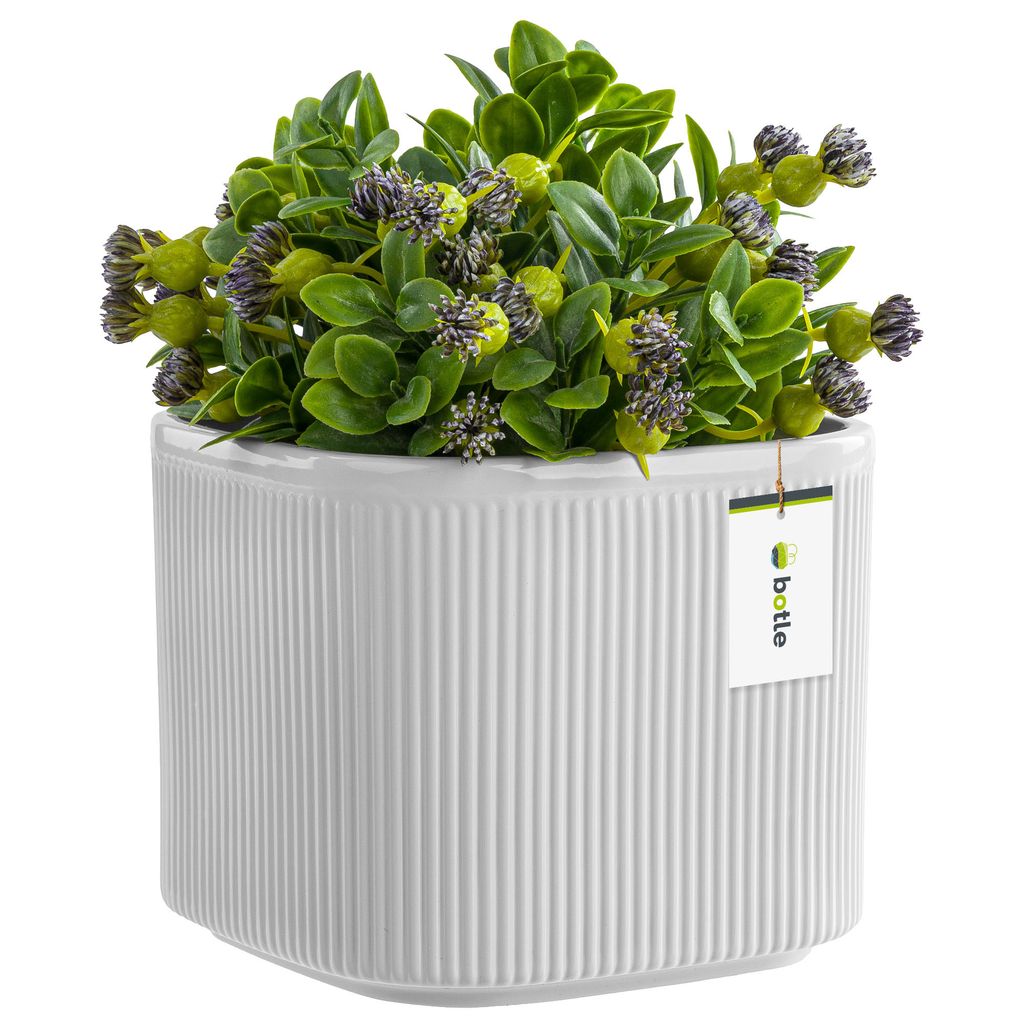 Květináč Květináč Pouzdro Barva Bílá 14,5 cm V13,5 cm Obrázek produktu 