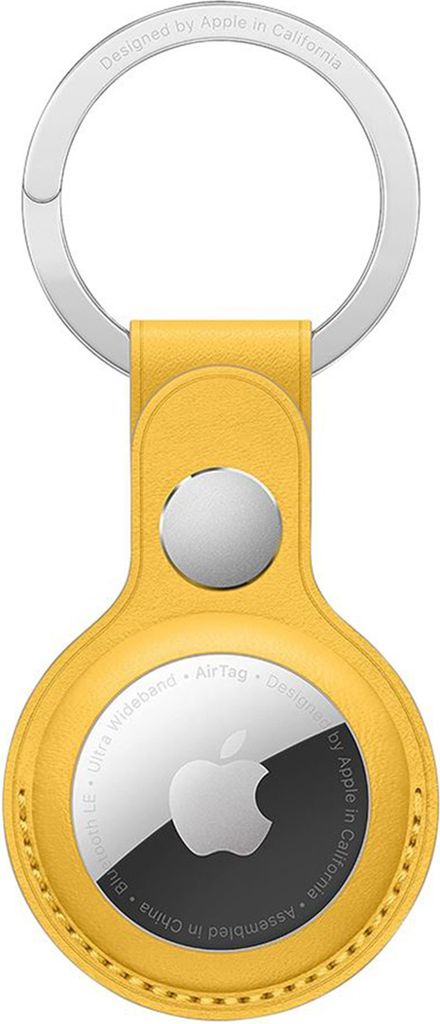 Leather Key Ring für Apple AirTag - Meyer Lemon Produktbild 