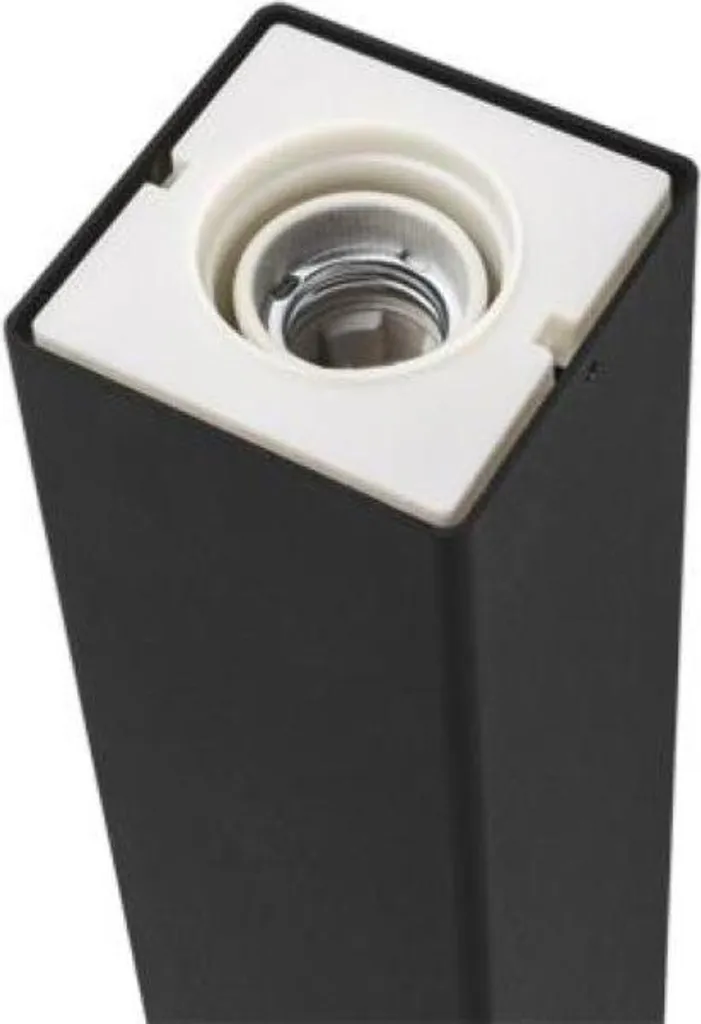 Borne Extérieure Étanche IP44 Noire 50cm - Douille E27 Haute Qualité - 3