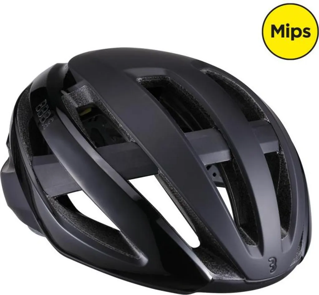 Casque vélo route BBB Maestro MIPS S noir mat pour entraînement et course