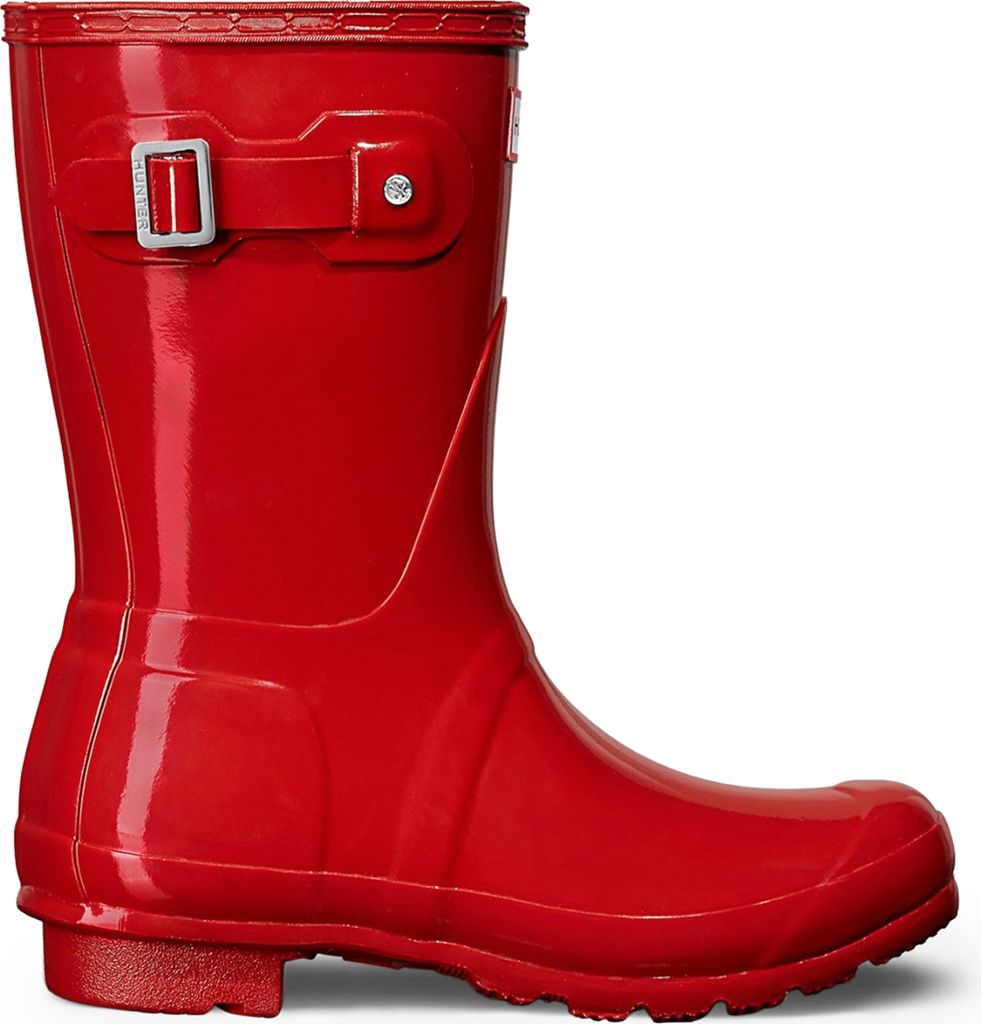 Hunter Original Short Gloss Boot Military Red Größe EU 39