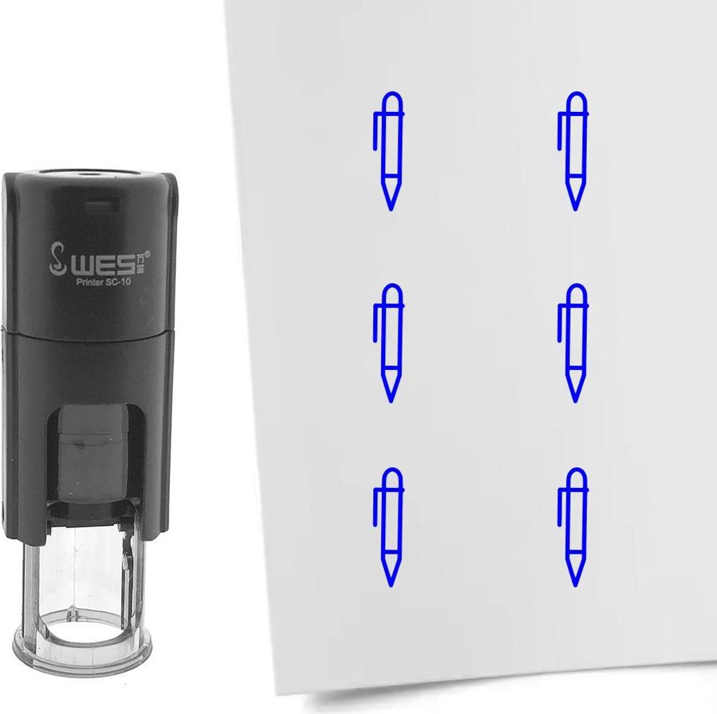 CombiCraft Selbstfärbender Stempel 'Kugelschreiber' in der Produktbild 