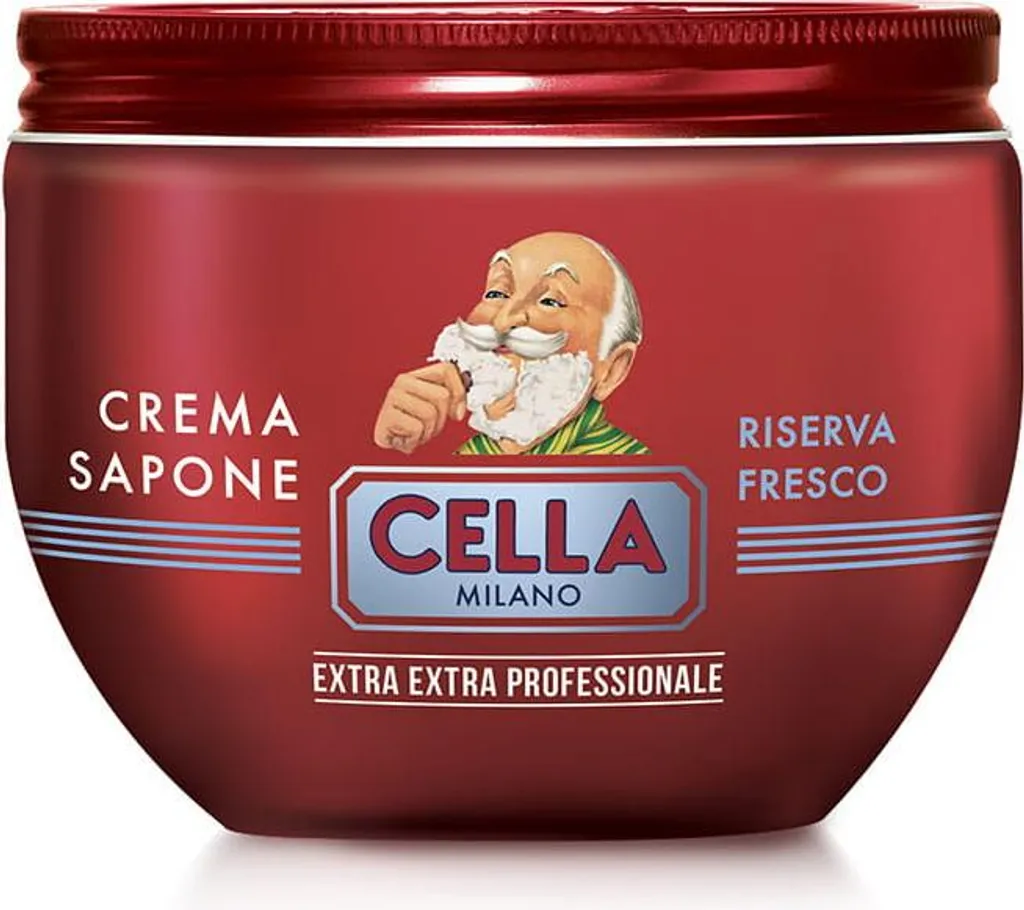 Crème de Rasage Cella Milano Riserva Fresco pour Peau Sensible 300ml