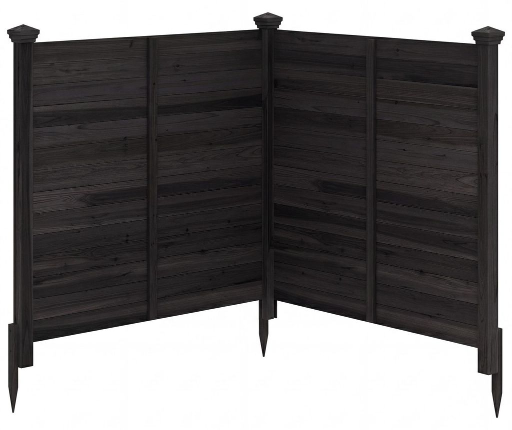 COSTWAY, set di 2 recinzioni da giardino, recinzione a Immagine del prodotto 