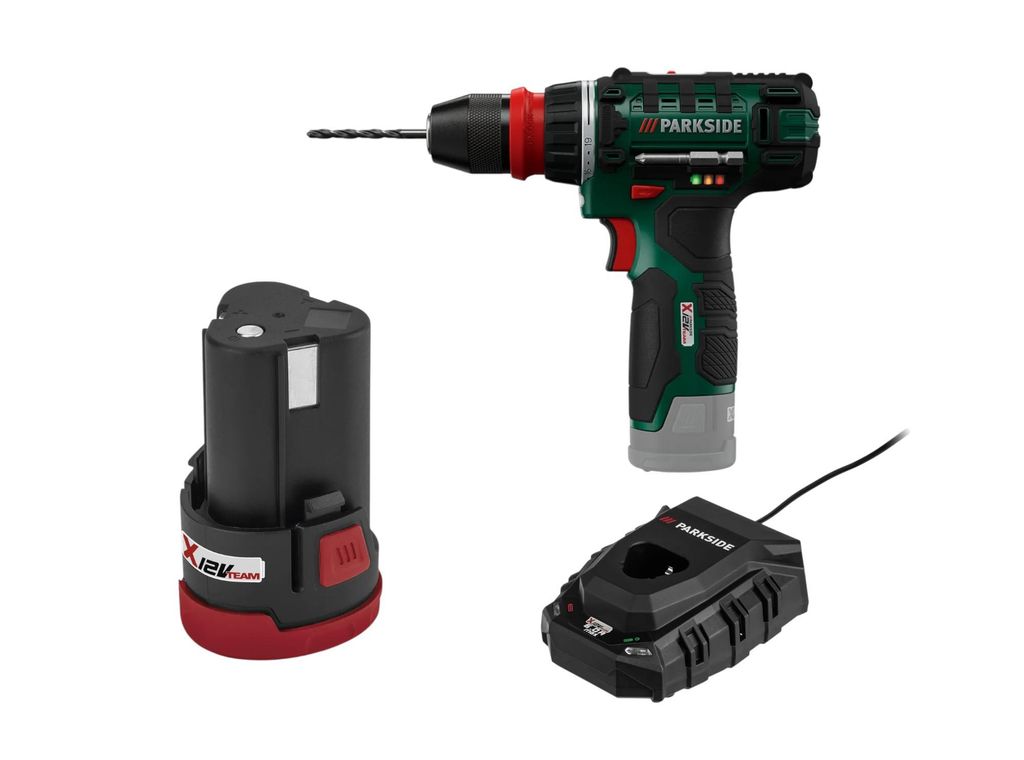 PARKSIDE® 12V Akku-Bohrschrauber SET »PBSA 12 E4« , »PLGK Produktbild 