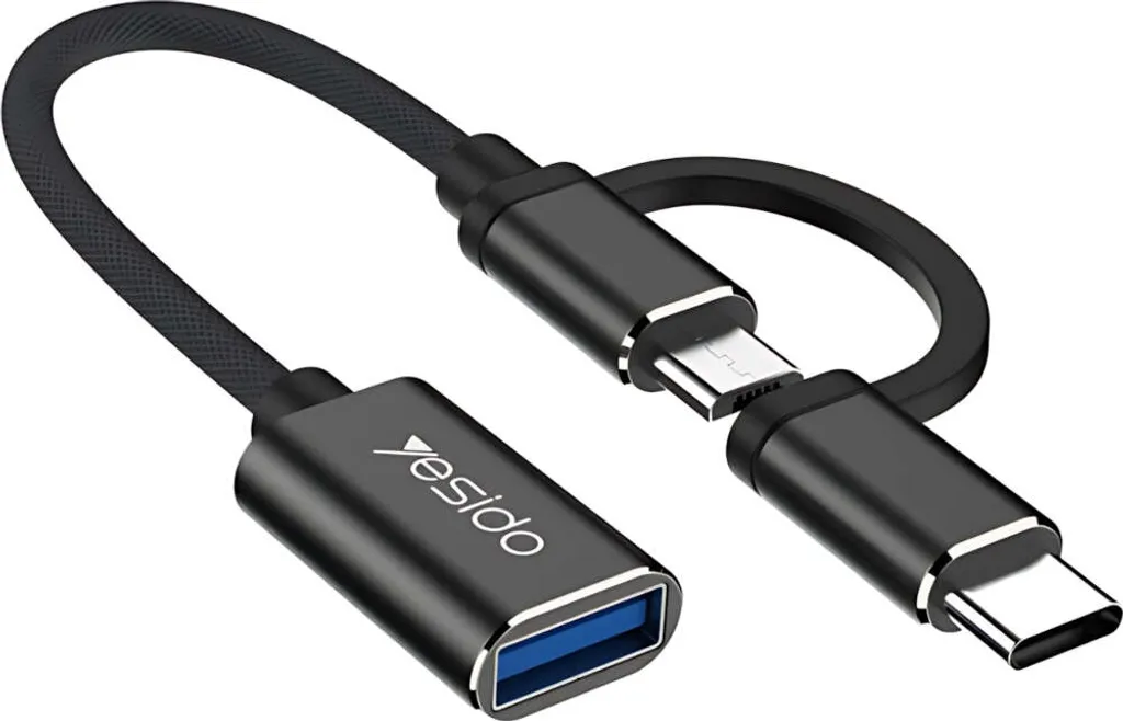Accessorio Viaggio: Adattatore Yesido OTG 2 in 1 per Foto e Video