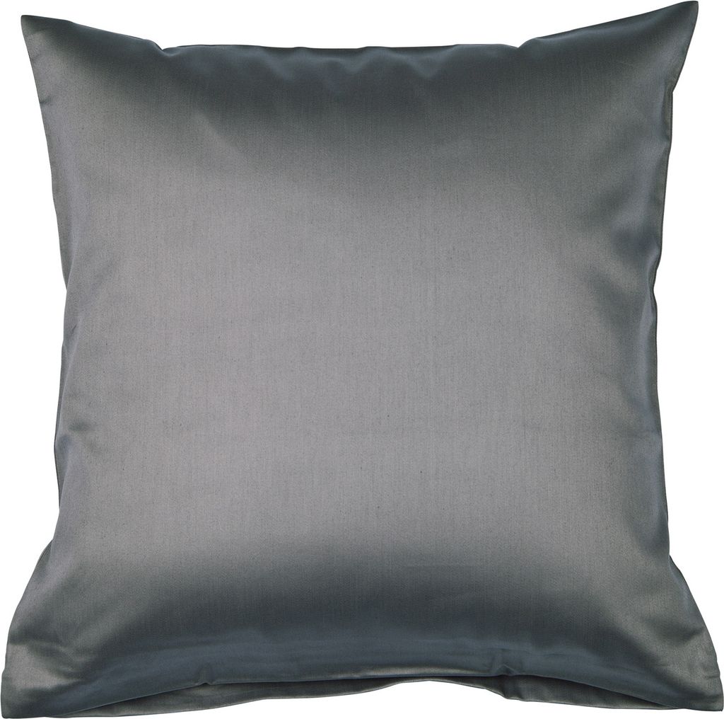Traumschloss Mako-Satin Kissenbezug 80 x 80 cm anthrazit Produktbild 