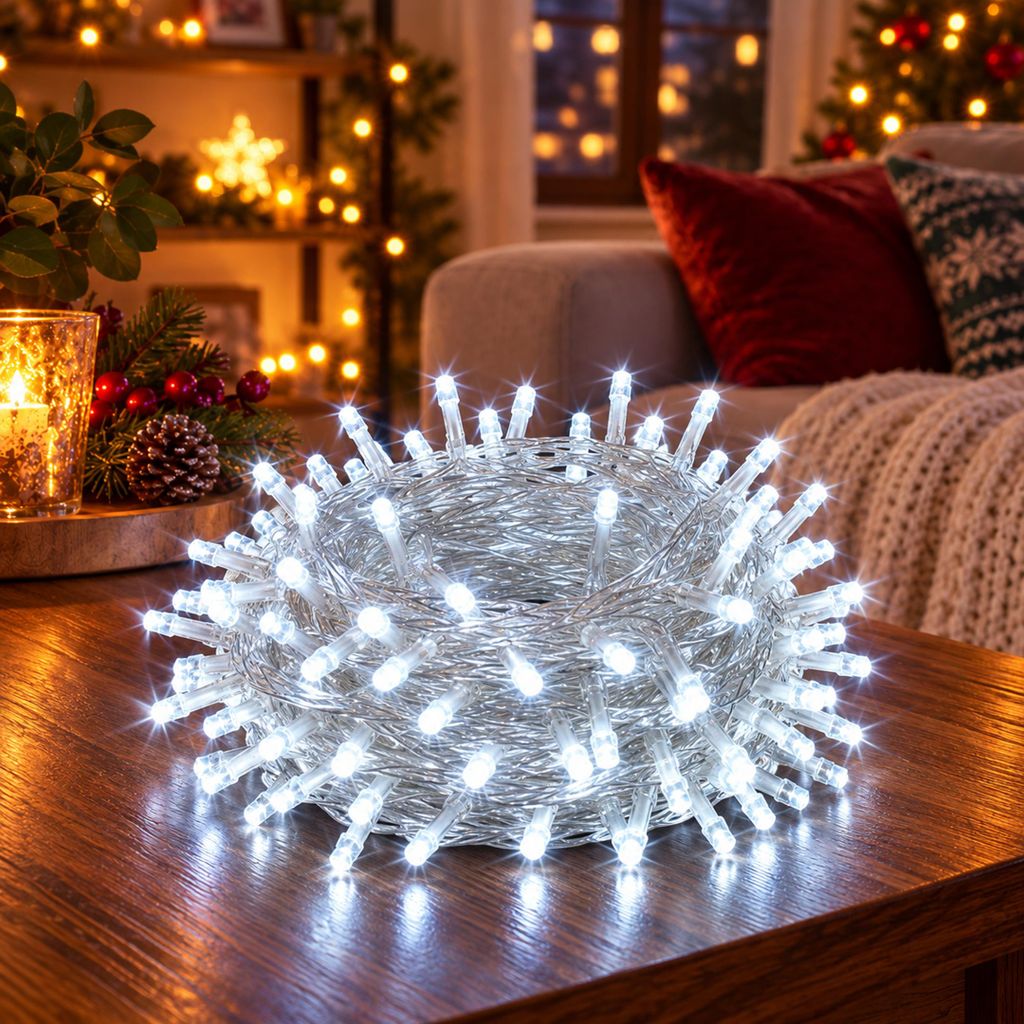 30M 300LEDs 8 modes Chaîne d'éclairage courant, minuterie, Image du produit 