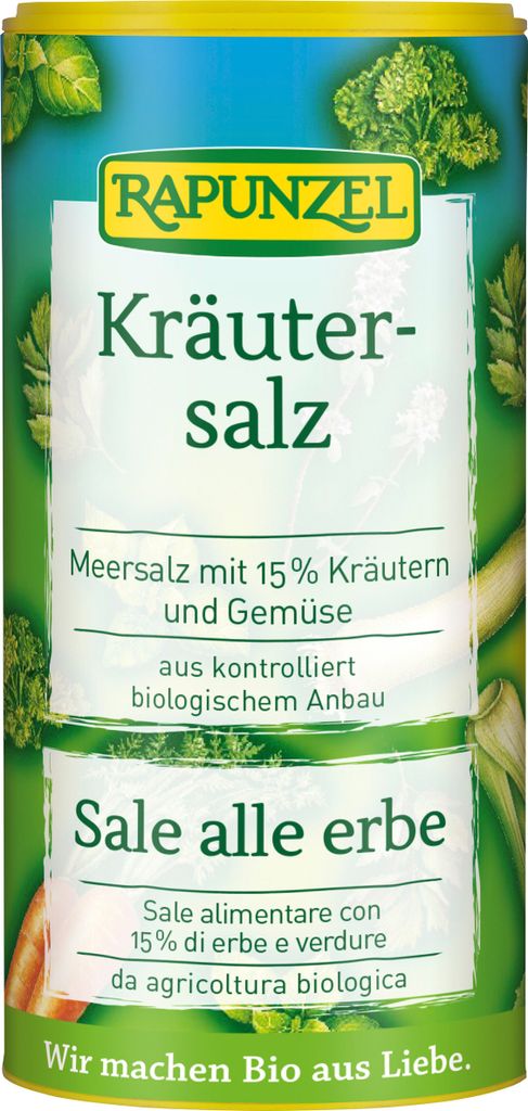 Rapunzel - Kräutersalz mit Gemüse - 125g