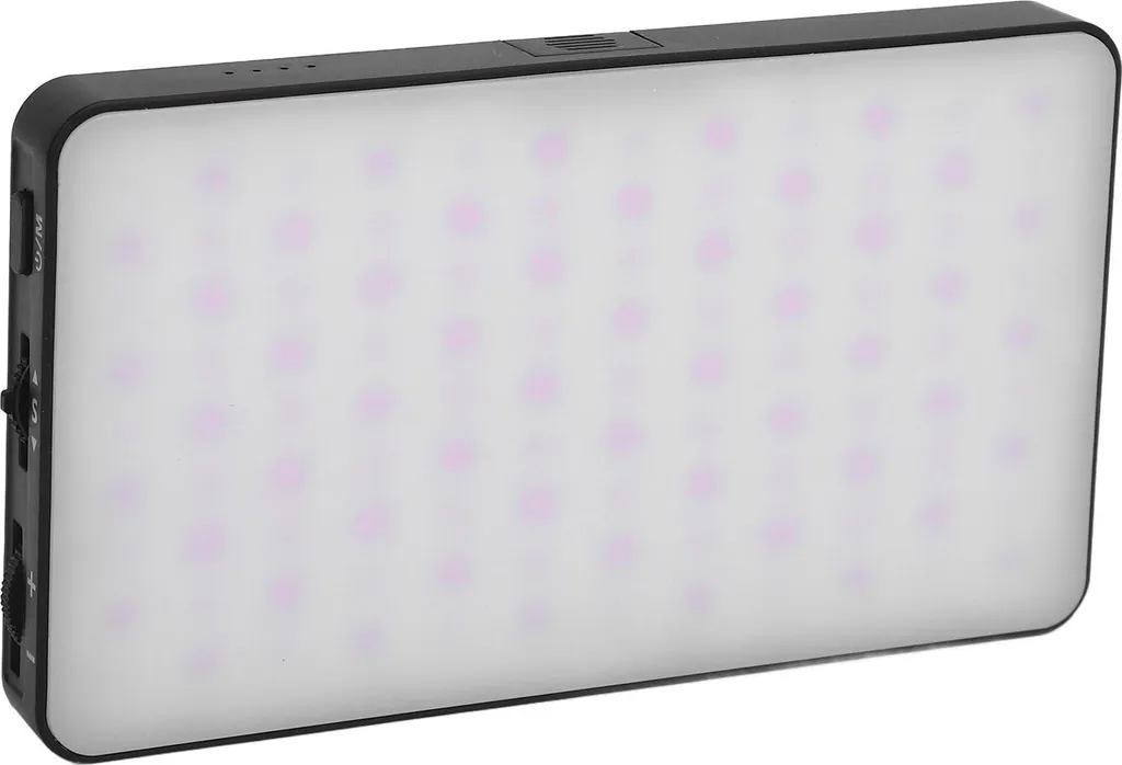 Lumière LED pour Vlogging et Visioconférence avec Fixation Aimantée