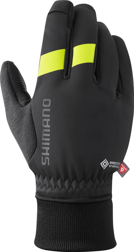 Gants vélo Shimano coupe-vent et imperméables WINDSTOPPER Primaloft