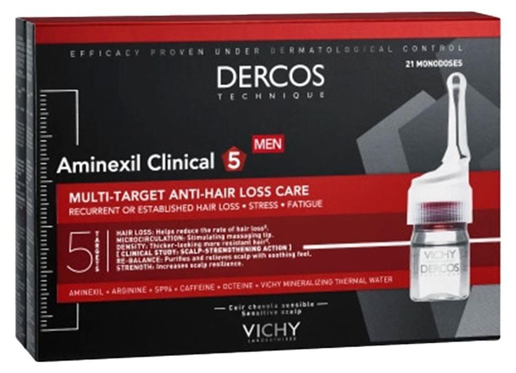 Vichy - Dercos Aminexil Clinical 5 Man - 21 ampullen Productafbeelding 