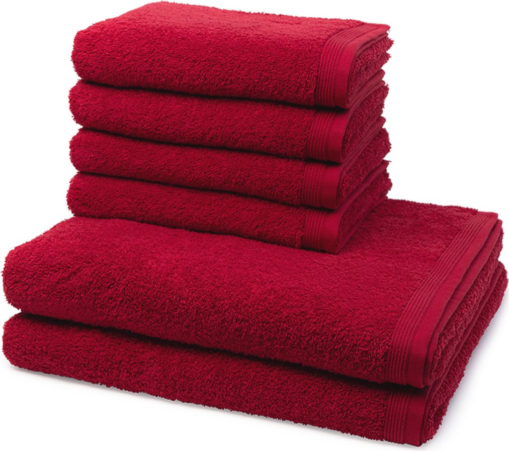 Möve Superwuschel 4 X Handtuch 2 X Duschtuch im Set Extraweiches Handtuch, Aus 100% hochwertiger Baumwolle, Mit eingesticktem Markenlogo