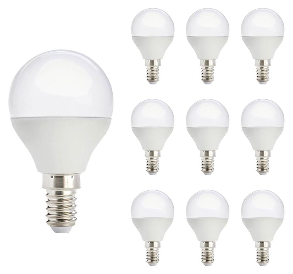 Kobi E14 LED Kugellampe 7W 600lm 3000K 230V 10 Stück