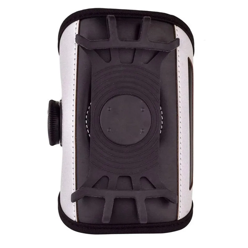 Bracelet Smartphone Pivotant 360 Degrés - Support Sport Gris Flexible