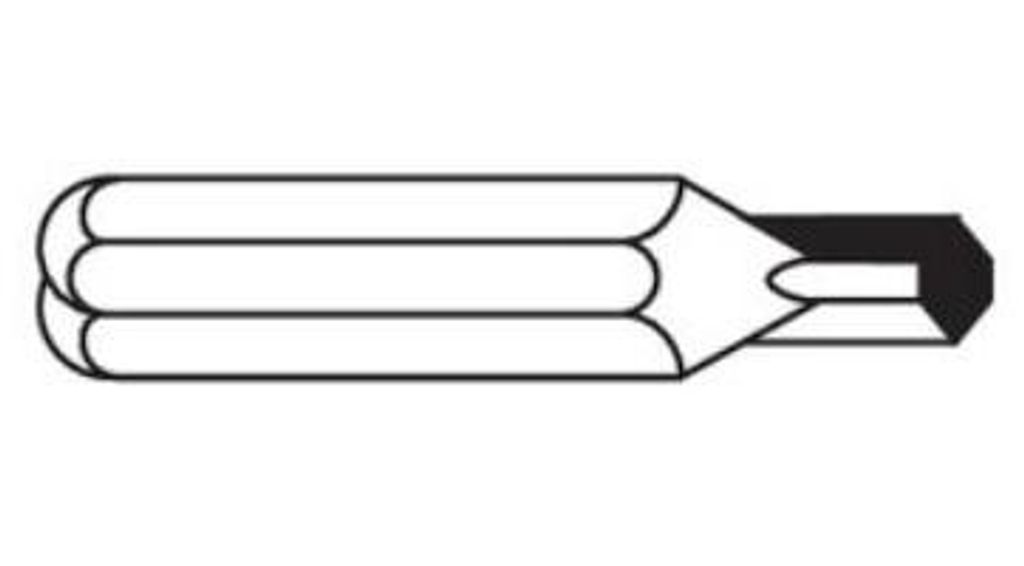 KUNZER Schrauberbit 800T40 30mm Chrom-Vanadium-Stahl