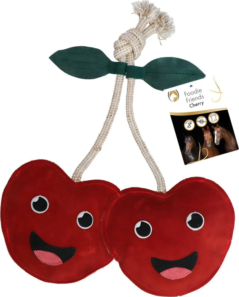Gioco per Cavalli Foodie Friends Cherry - Pelle Naturale e Suono Crackle