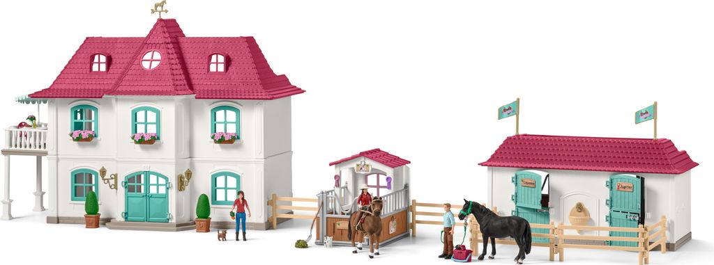 Schleich Großer Pferdehof mit Wohnhaus und Stall; 42416 Produktbild 18