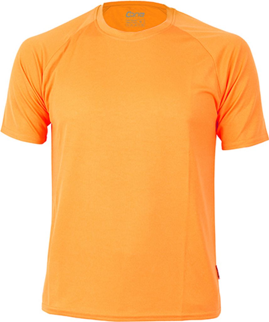 CONA SPORTS CS01 | Herren Sport T-Shirt Rainbow + - - Farbe: Gold Yellow - Größe: XL