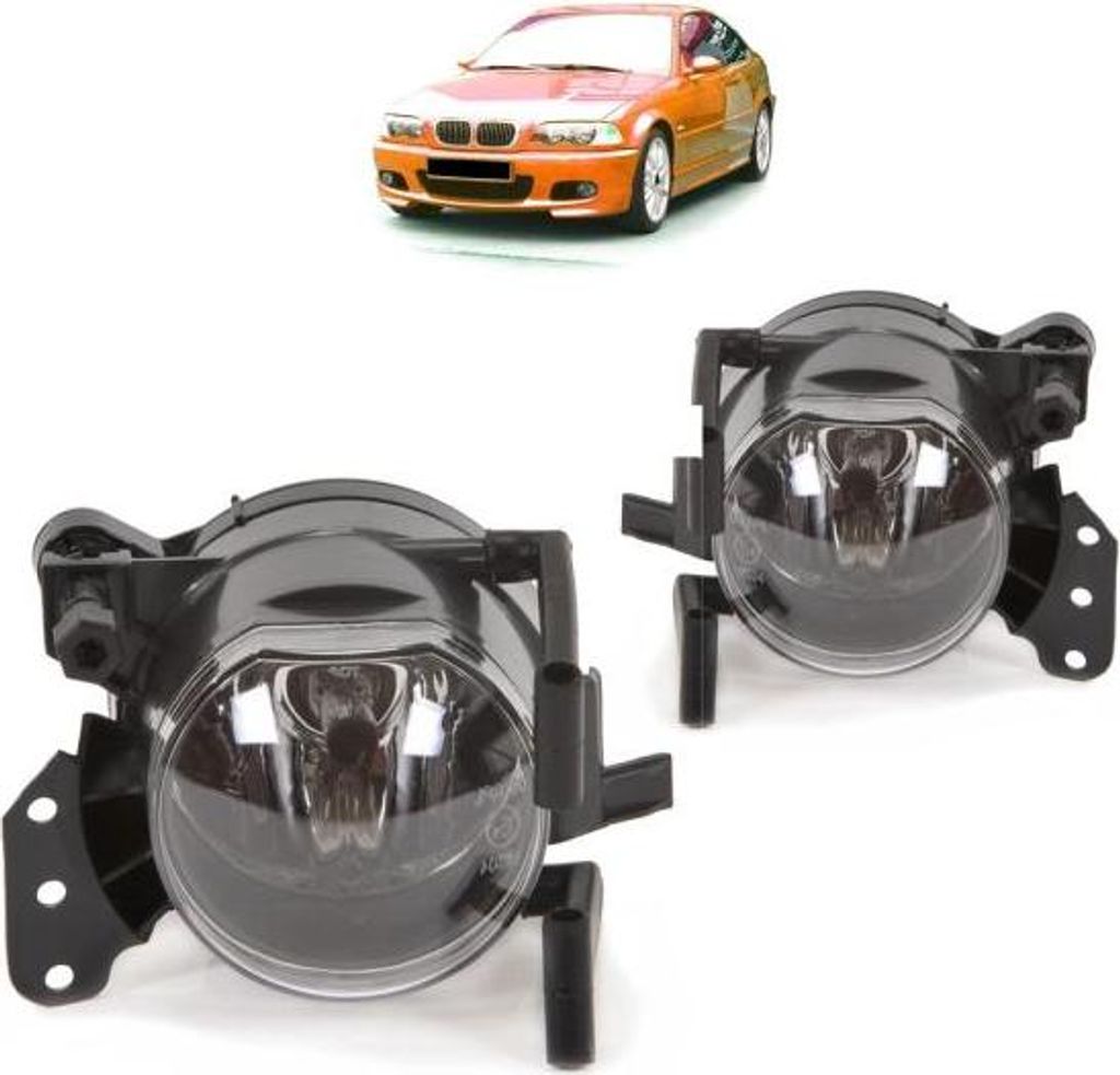 Klarglas Nebelscheinwerfer Set NSW klar passend für BMW E60 E61 E90 E91 E63 E64