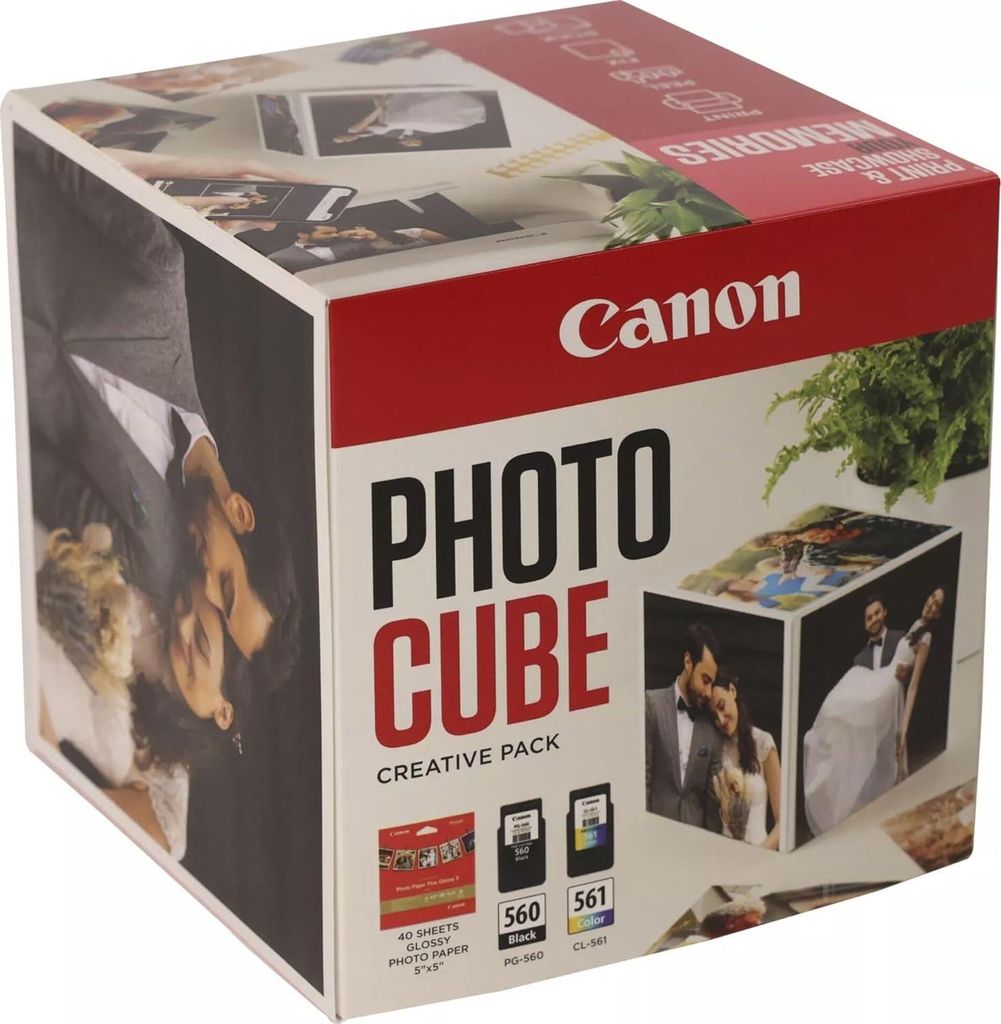Canon PG-560 / CL-561 Photo Cube Creative Pack White Pink