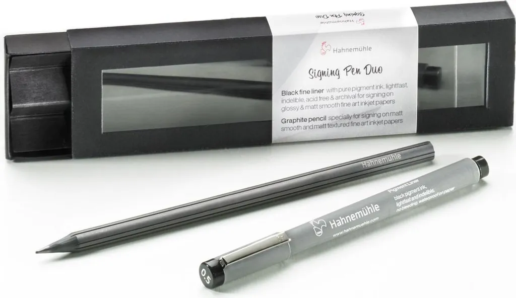 Set Firme Professionale Hahnemühle Signing Pen Duo per Fotografia