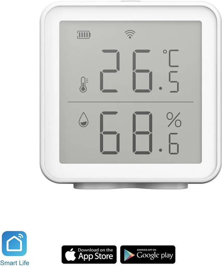 IQTech SmartLife Th01 Capteur de Température et Humidité WiFi avec Écran