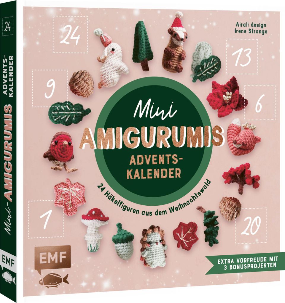 Mini-Amigurumis Adventskalender - Weihnachten im Wald Produktbild 
