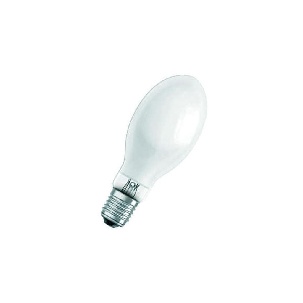 A single light bulb on a white background.