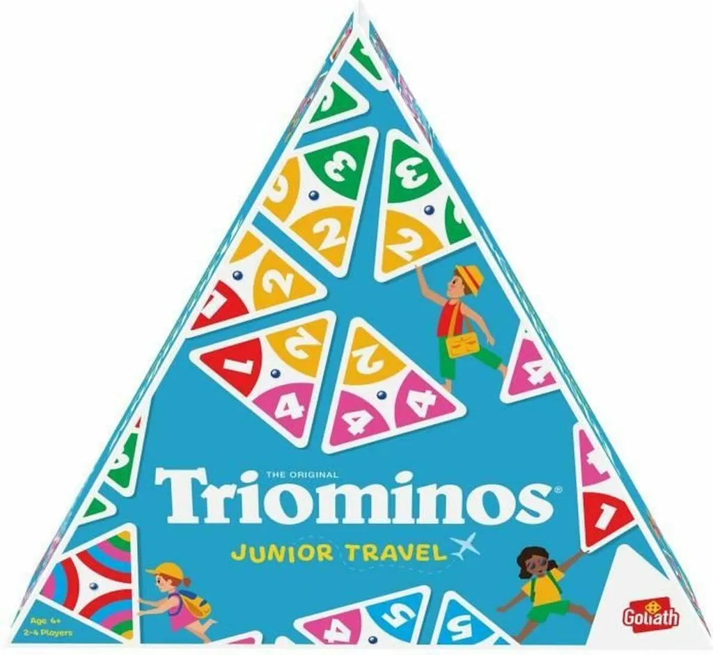 Jeu de société Triominos Junior Travel Goliath pour enfant nomade