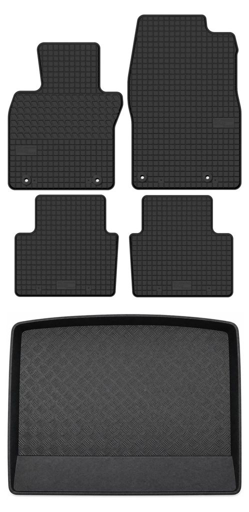Rubberen automatten + kofferbakmat voor Mazda CX-30 vanaf Productafbeelding 